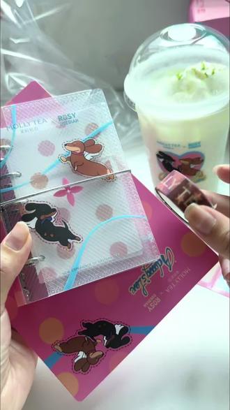 茉莉奶白手帐联名开箱🈶 #茉莉奶白 #手帐 #开箱