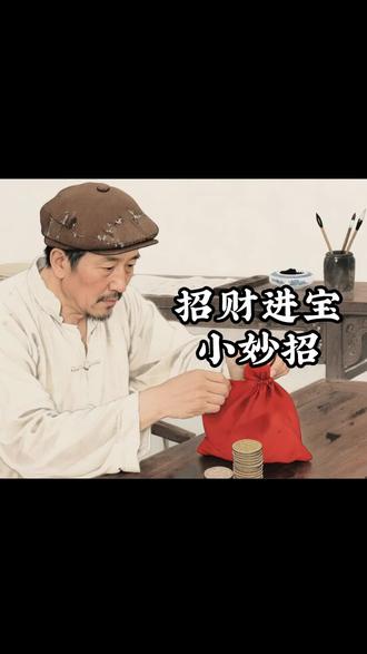 招财进宝小妙招 #国风 #古人的智慧 #招财