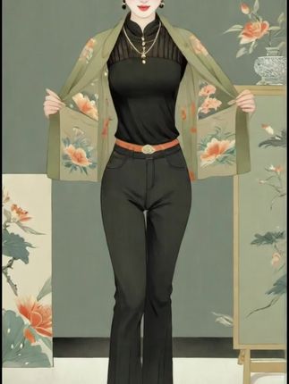 #灯芯绒外套#妈妈穿搭 #外套穿搭 #时尚妈妈装 ##减龄穿搭