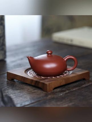 宜兴原矿真品纯手工紫砂壶优质朱泥大红袍凤雏壶小容量泡茶小品壶#好物推荐#紫砂壶#茶具