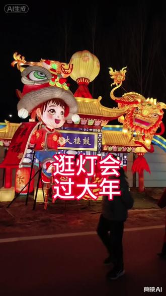 逛灯会,过大年就在永济公园。舞龙灯踩高跷等活动精彩不断,夜晚更是灯光璀璨,美不胜收。#永济公园灯会 #通会灯市#过大年 #逛灯会 #春节假期去哪玩@一片天