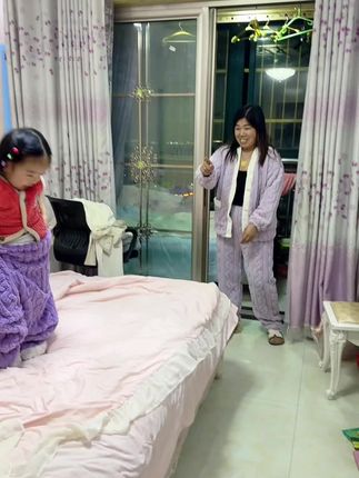 加绒加厚家居服在家穿着舒服质量还好,趁着有活动备两套换着穿可美……