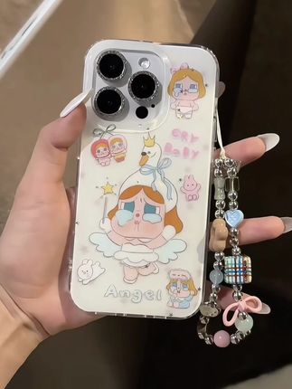阔阔爱爱鸭鸭女王crybaby哭娃🦢🪽被萌哭啦!#这个手机壳真的长在我心巴上了 #少女心爆棚 #仙女必备 #手机壳#苹果手机壳