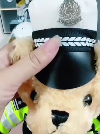 【漠叔专属 】蜀黍家交警小熊玩偶官方正品毛绒特警消防小熊玩具#交警小熊玩偶#消防小熊玩偶#毛绒玩偶公仔 #视频同款#官方正品
