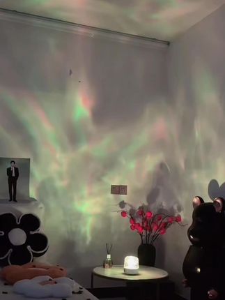 淳言水纹灯投影星空灯情侣氛围灯生日礼蓝牙创意音响小夜灯喂奶灯#氛围灯效果 #氛围感的尽头是高糊 #氛围灯改装 @DOU+小助手