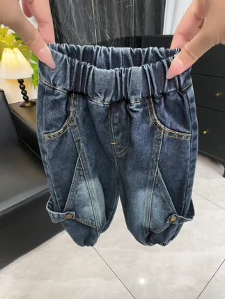 #高品质童装 #潮童必备 #牛仔裤 #老爹裤 #早秋穿搭