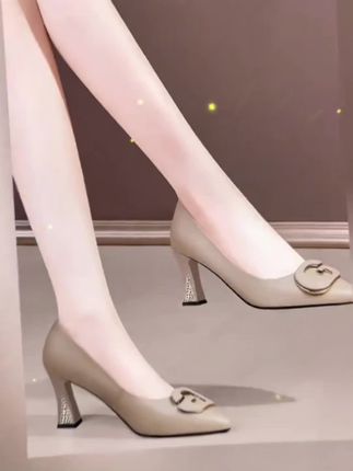 #上脚舒适 #好穿不累脚 #脚宽脚胖都可以 #时尚美鞋 #高跟鞋