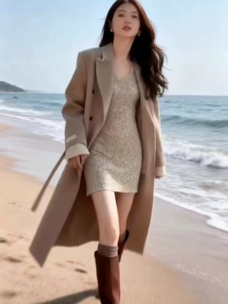 宝子们👋🏻!发现一款超绝的早秋战袍👉🏻2025新款法式V领针织裙!🌿修身掐腰设计直接勾勒曼妙曲线,包臀版型走路带风超显腿长💯。面料软糯亲肤像云朵☁️裹着身子,日常通勤or约会都稳赢💃! 🌟亮点速戳👇🏻 ✅经典V领露锁骨不媚俗🦵🏻 ✅立体收腰秒变沙漏型身材🏋️♀️ ✅垂坠感面料走路生风🌪️ ✅百搭色系随便配外套都高级🧥 ✅隐藏式口袋解放双手📱 试穿瞬间被镜中的自己惊艳到🤩!这种慵懒又精致的法式风情谁懂啊😍~你们会选什么颜色当秋季主打款呢?💬 #早秋穿搭 #法式复古 #显瘦神裙 #通勤必备 #秋季新品