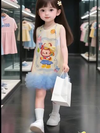 夏日清凉穿搭#做个美美的小公主#生女儿就。#夏日清凉穿搭#女童穿搭 #高品质童装