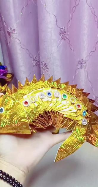 #年年有鱼折法教程#手工diy #橱窗有好货推荐