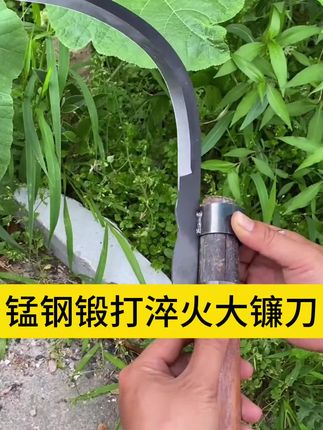 三农工具#锰钢锻打淬火大镰刀