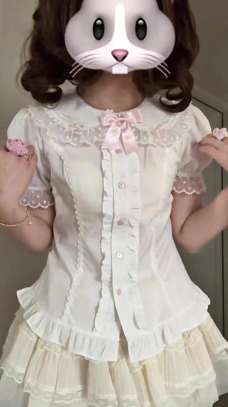 我将用这个内搭萌萌的搭配美乐蒂系列Lolita!!超级萌!!#lolita安利 #仲夏物语美乐蒂 #内搭 #吃我一波lolita安利 #小熊o泡