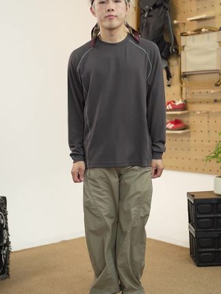 新品莫代尔长袖 上身舒适舒服 柔软  强烈推荐!#透气 户外穿搭 #男生穿搭 #基础款 #今天穿什么 #solbreak