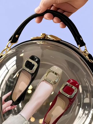 时尚高级感休闲舒适,简约洋气,软面软底单鞋#时尚美鞋 #好穿又好搭 #时尚单鞋 #@DOU+小助手 @巨量千川