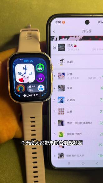 华为watch fit5运动步数与手机端同步教程大家快去试一试自带华为手表运动步数小尾巴标识#华为watchfit5 #华为watch运动步数与手机同步 #华为手表运动步数小图标#华为手表 #运动步数排行榜与手表