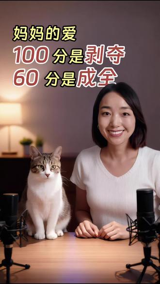 妈妈的爱,100分是「剥夺」,60分是「成全」。@叶玲成长笔记 #家庭教育 #智慧父母 #亲子关系 #亲子沟通