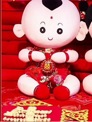 #创作灵感 #压床娃娃一对结婚礼物新婚喜娃大号婚庆抱枕结婚毛绒2025网红新款#见者好运 #婚礼 #备婚日常 #结婚 @DOU+上热门 @DOU+小助手