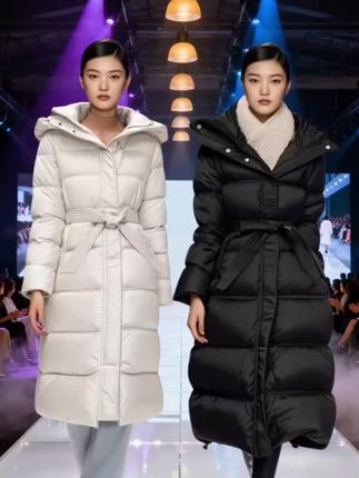 女士时尚洋气羽绒服 时尚洋气显瘦羽绒服 穿出高级感 穿出美丽自信 好看大气 白鸭绒羽绒服外套