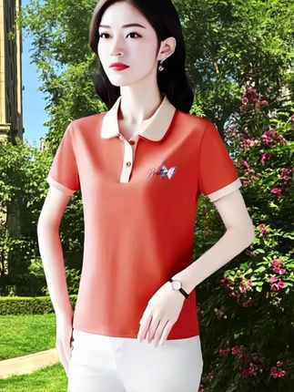 #夏季穿搭 #女性气质穿搭 #短袖t恤 #面料舒适透气 #短袖t恤