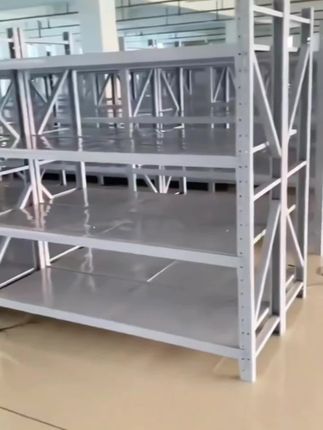家用钢制货架多层角钢置物架仓库货架杂物架超市快递碳钢加厚架子#货架 #仓储货架 #强烈推荐 #置物架 #收纳架