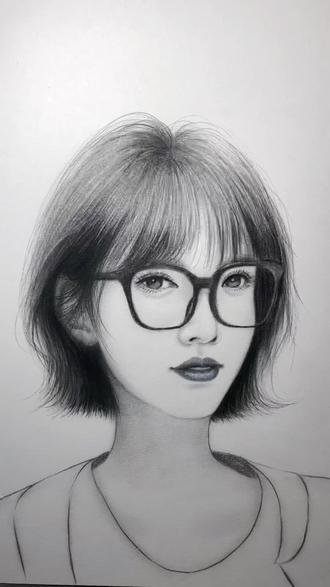 女生发型 画短发#发型手绘 #发型师 #女生发型 @抖音小助手 @抖音时尚 @抖音创作者大会