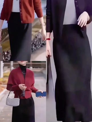 绵羊毛高腰半身裙A字裙高腰全松紧长裙显瘦显身高裙赫本风百搭# #显瘦穿搭 #又美又飒 #高级感穿搭 @D0U+小助手@我要上热门🔥🔥🔥🔥