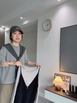 【大码】075韩剧女主穿搭套装女别致设计感叠穿吊带背心两件套#显瘦穿搭#气质穿搭#谁穿谁好看#穿搭分享#爆款热卖中