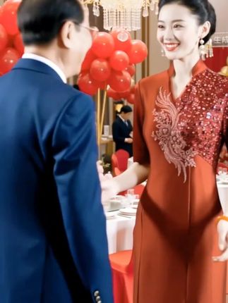 #婚礼妈妈礼服 #婚礼妈妈装 #喜婆婆 #新婚大喜 #好漂亮呀