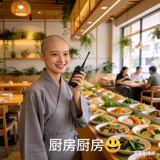 #尼姑素食 #厨房厨房 #美食教程 #厨房好物 此视频为AI生成