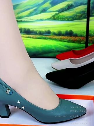 #新款真皮时尚女单鞋 #好穿不累脚 #好穿又好搭