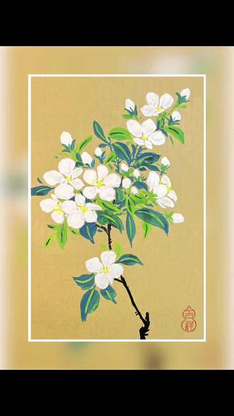 梨花开
之前刷抖音,看到用废纸壳画画,第一次尝试,除了不晕色,其他的都不错,当熟宣纸画了🤣
#美术鉴赏 #画画 #跟着抖音学画画
#