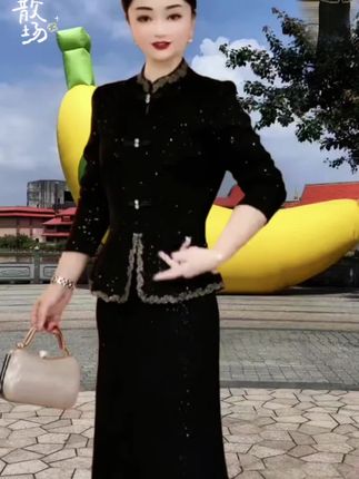 #改良旗袍穿搭 #新中式穿搭   #高级感穿搭 #连衣裙 #假两件连衣裙