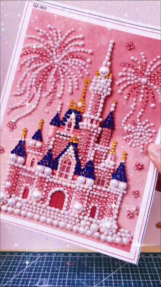 💥小黑黑的奥利给💩城堡真爱粉看了直接打🅾️分💢💥#创意手工 #钻石画 #脑洞大开 #跟着抖音学画画 #亲子 @DOU+小助手