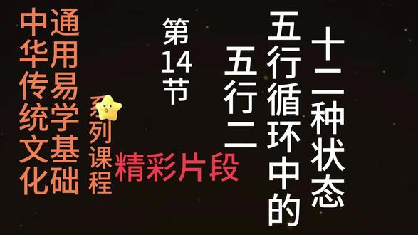 中华传统文化易学基础系列课程第14课片段3
