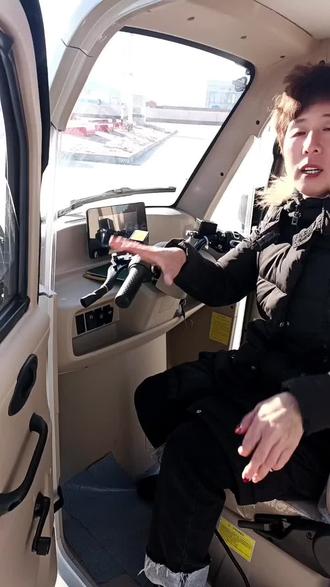 带有暖气的三轮车#三轮车#感谢抖音 #