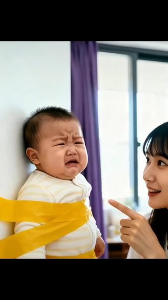 小宝被我玩坏了,哈哈😄#天降萌宝 #萌娃 #人類幼崽 #剪映 #AI看我跑不跑 AI看我跑不跑特效怎么做 AI看我跑不跑特效入口 AI我跑不跑拍同款入口 你不是很能跑吗 你不是很能跑吗特效入口