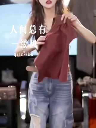 #好物推荐🔥 2024早秋打底单穿小众黑色正肩短袖T恤女紧身辣妹复古颜色上衣
