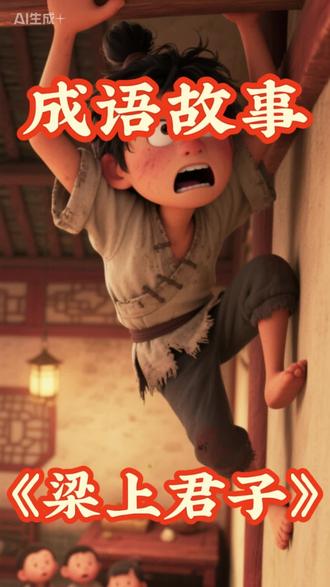 成语故事:梁上君子#成语故事 #儿童绘本 #原创动画 #绘本故事 #热门