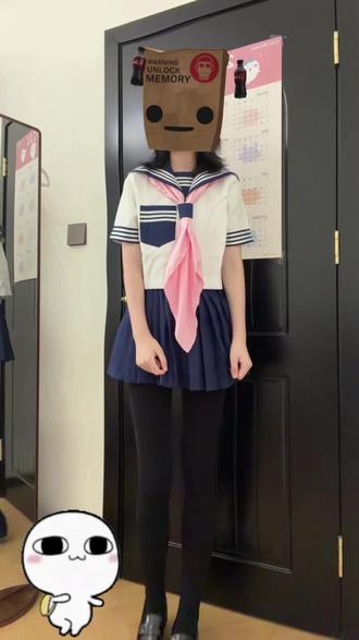 ₍‧ꀈ˙⁾՜
#bodyline #水手服 #ootd