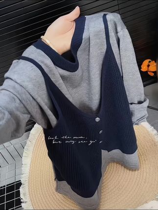 #穿搭分享 #针织叠穿 #日常穿搭