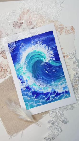 新手小白自学油画棒Day11|今天画一幅浪拥星河
一分钟时间教大家学会海浪画法!超简单过程,新手友好!✨
尺寸:10*15
临摹:@小麓的油画棒 #油画棒正确使用方法 #创作者中心 #创作灵感