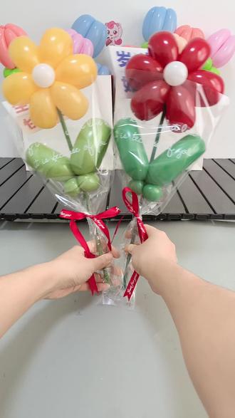 送朋友,送闺蜜,简单好做的小小伴手礼#亲子手工 #气球教程 #气球 #玩具