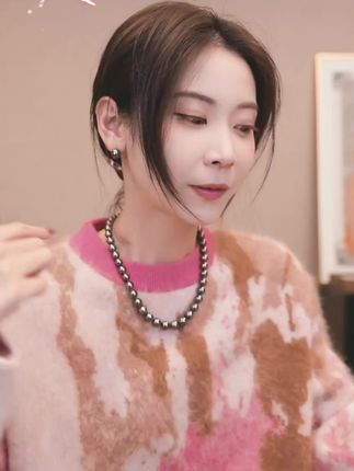 CHENSMCHEN 绵羊毛时尚温柔针织衫女休闲宽松显瘦上衣CSZ8306WL #绵羊毛时尚针织衫 #宽松显瘦 #休闲上衣 #谁穿谁好看 #时尚前沿