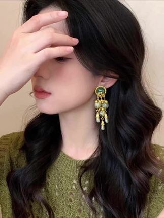 #长款耳饰 #仙女必备 #耳饰分享 #美出高级感 #耳饰