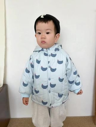 #婴儿外套秋冬款 不是羽绒服买不起 只是棉服更有性价比