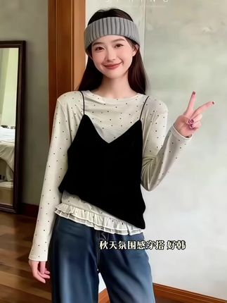 #韩系穿搭 #叠穿就是潮 #谁穿谁好看系列 #面料柔软舒适
