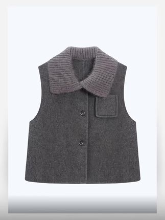 #马甲#马甲外套 #针织马甲#马甲背心 #翻领马甲