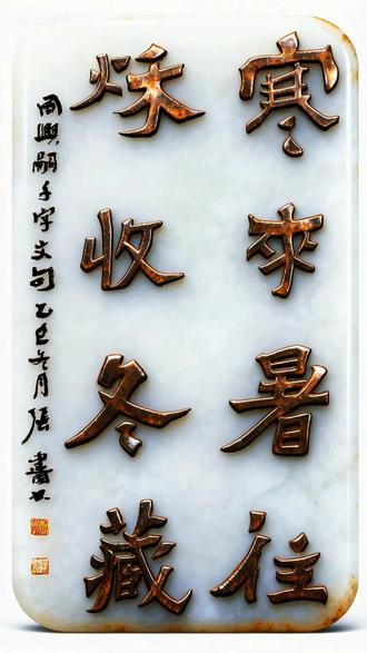 #原创作品 周兴嗣“千字文”句