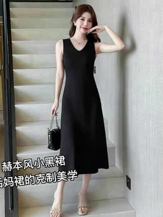 #好看的连衣裙 #黑色连衣裙 #连衣裙分享 #气质女人 #气质轻熟风