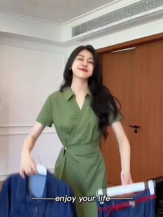 夏季时尚一整套女装2025新款气质复古女装衬衫上衣高腰裤裙两件套